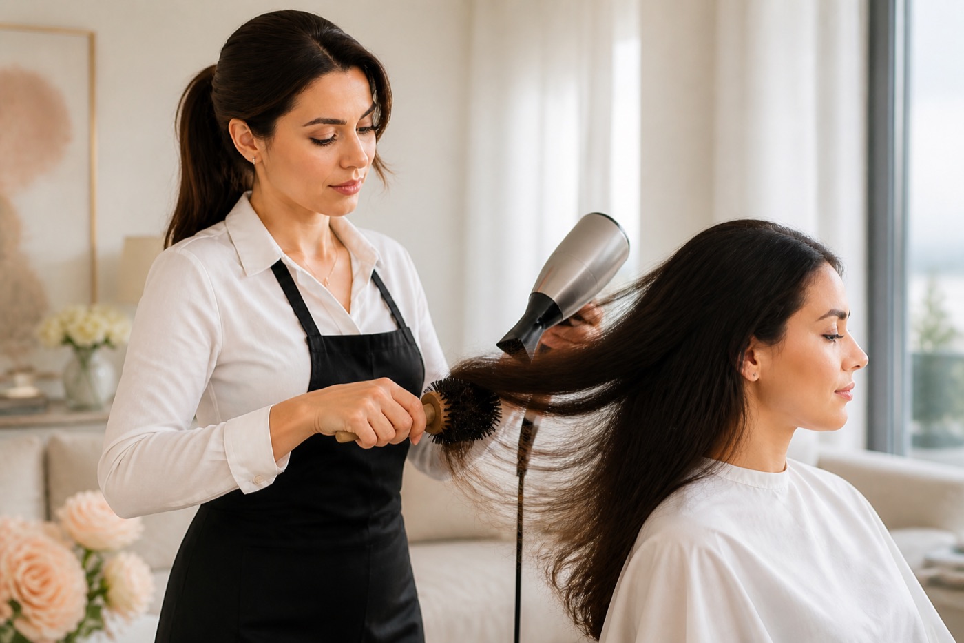 Brushing a domicile
