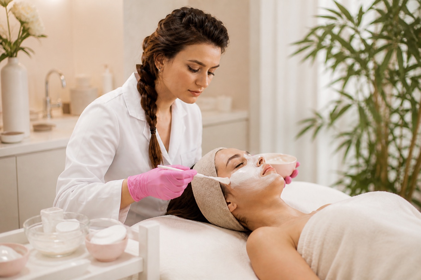 Soins du visage a domicile